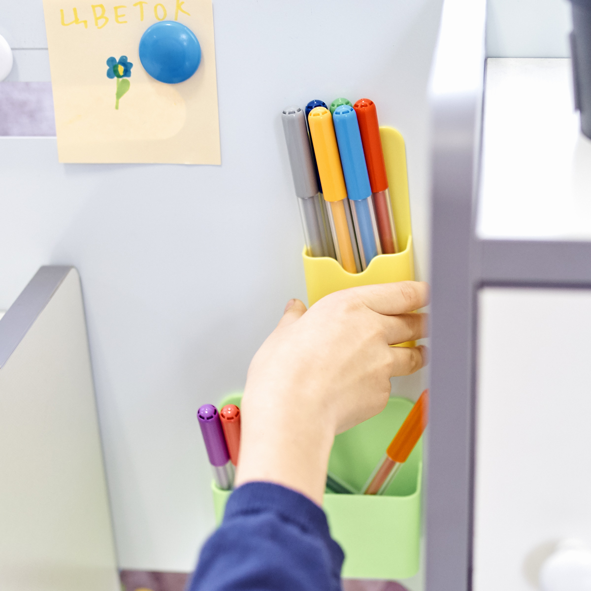 Парта Anatomica Premium Granda с выкатной тумбой Отличник белый