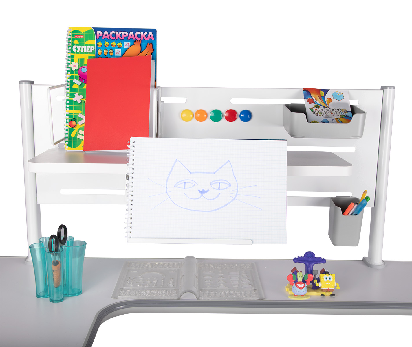 Стеллаж Kinderzen Smartshelf белый