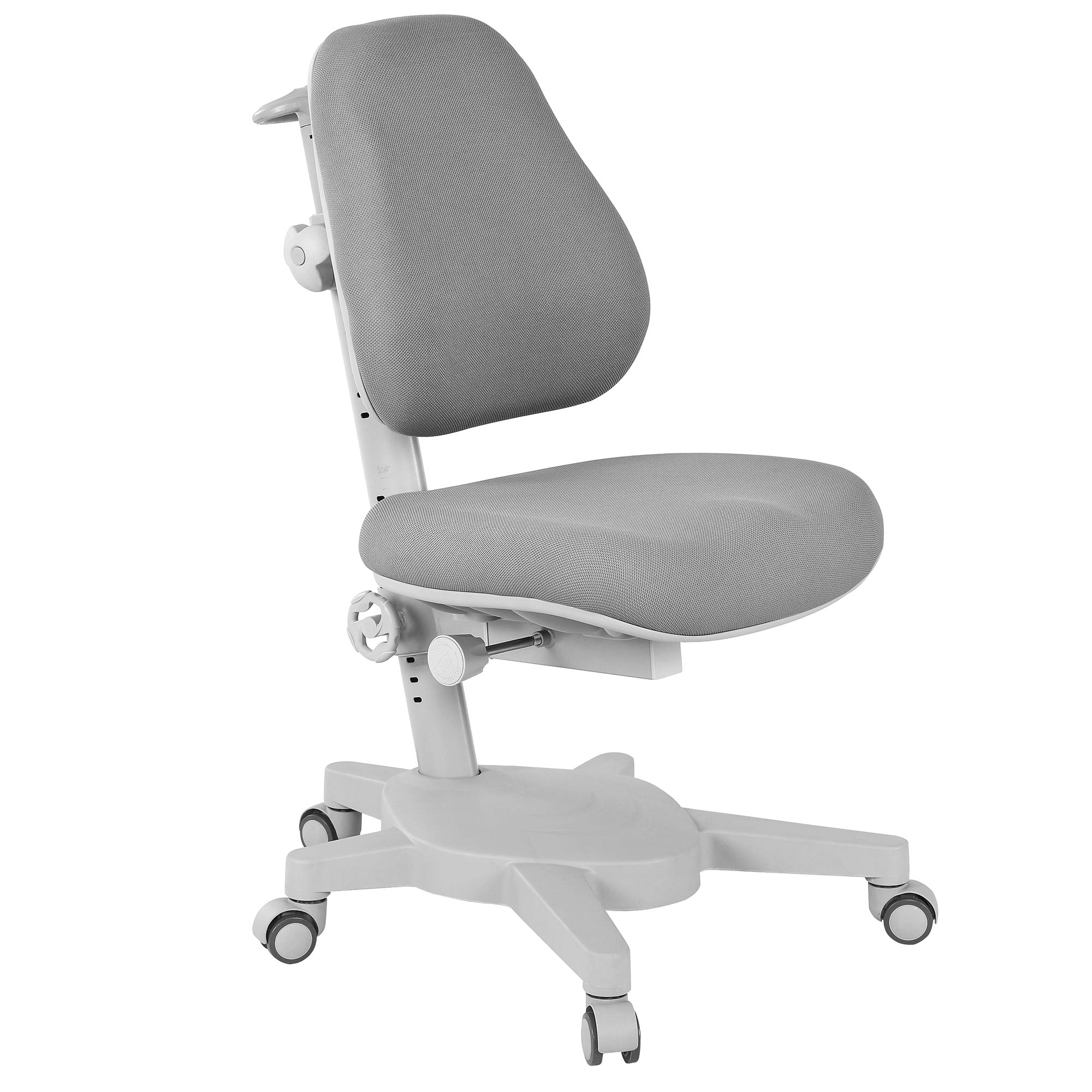 Комплект Anatomica Romana парта + кресло + надстройка + подставка для книг клен/серый с серым креслом Armata