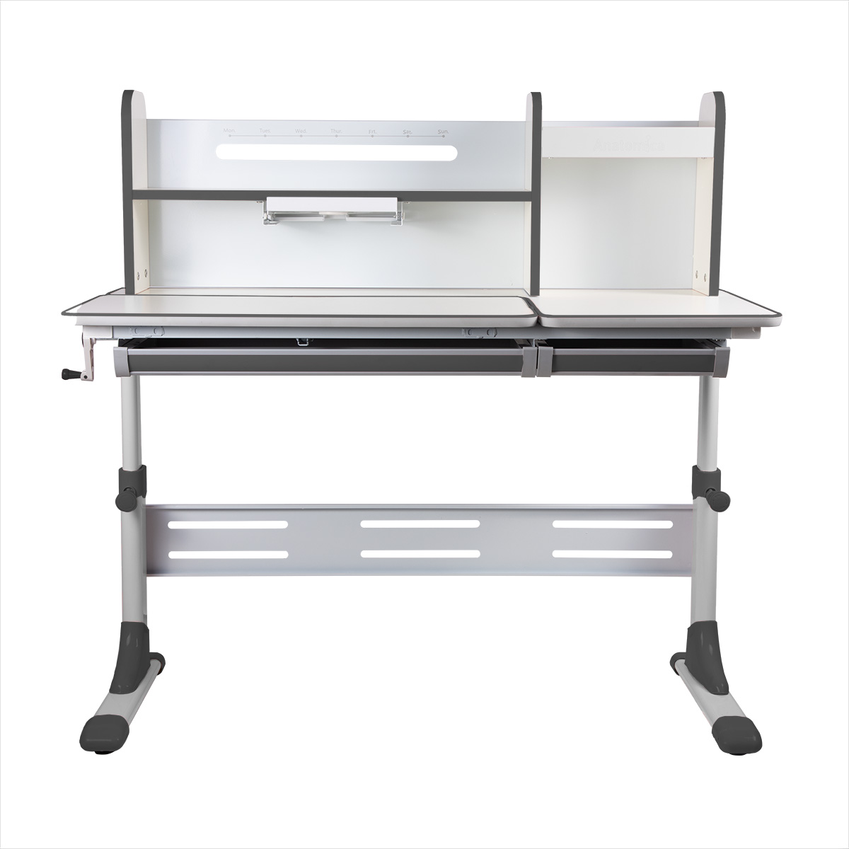 Растущая парта Anatomica Vario белый/серый