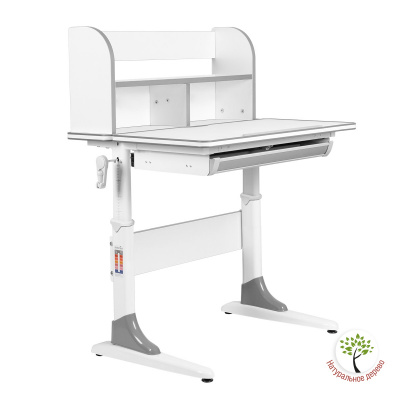 Растущая парта Anatomica Study-80 Lux белый\серый Растущая парта Anatomica Study-80 Lux белый\серый