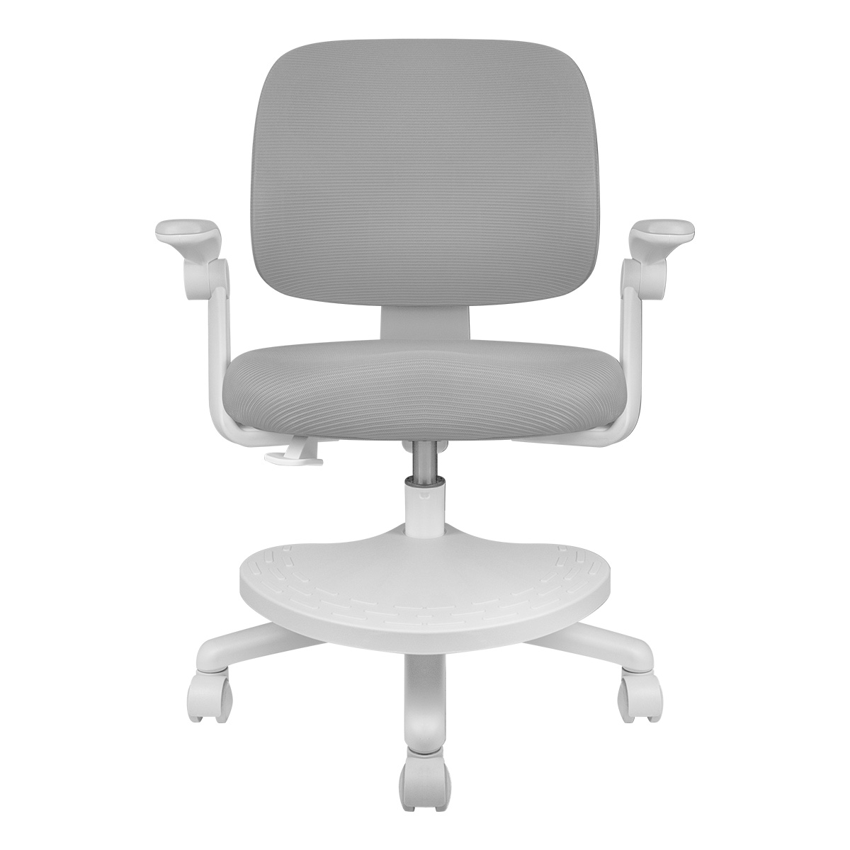 Детское кресло Anatomica Bruno с подлокотниками серый