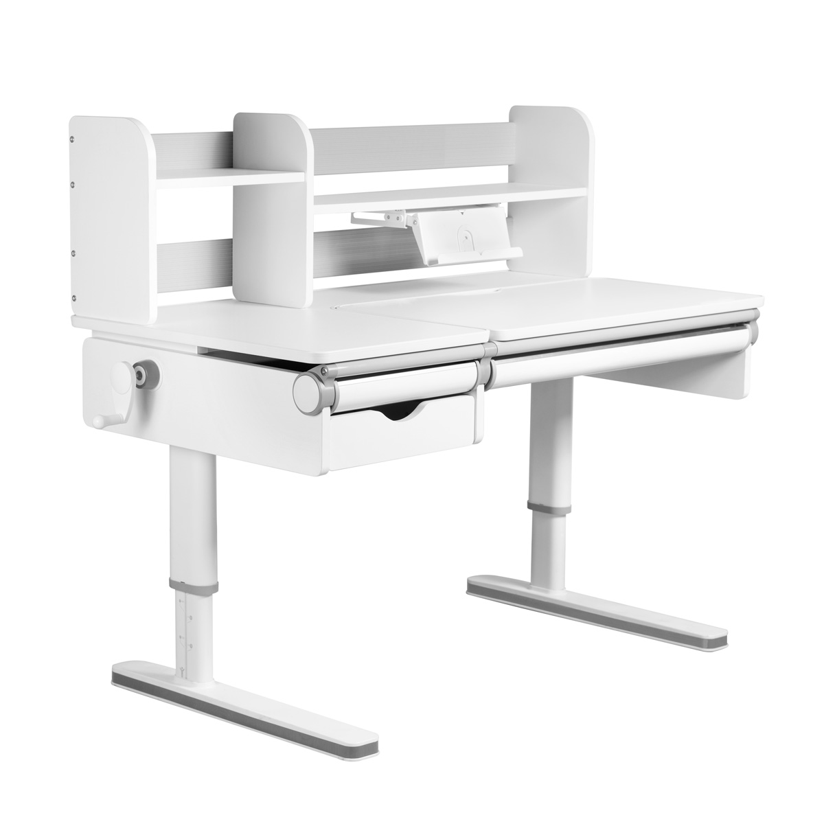 Детский стол Kinderzen Wunderkind Multicolor белый серый/голубой/розовый