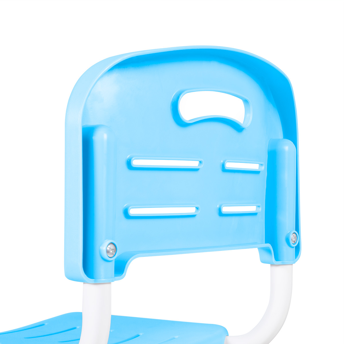 Комплект Anatomica Legare парта + стул + надстройка + выдвижной ящик белый/голубой Комплект Anatomica Legare парта + стул + надстройка + выдвижной ящик белый/голубой