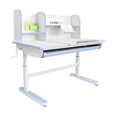 Детский стол Kinderzen Gaudi Plus белый/голубой Детский стол Kinderzen Gaudi Plus белый/голубой