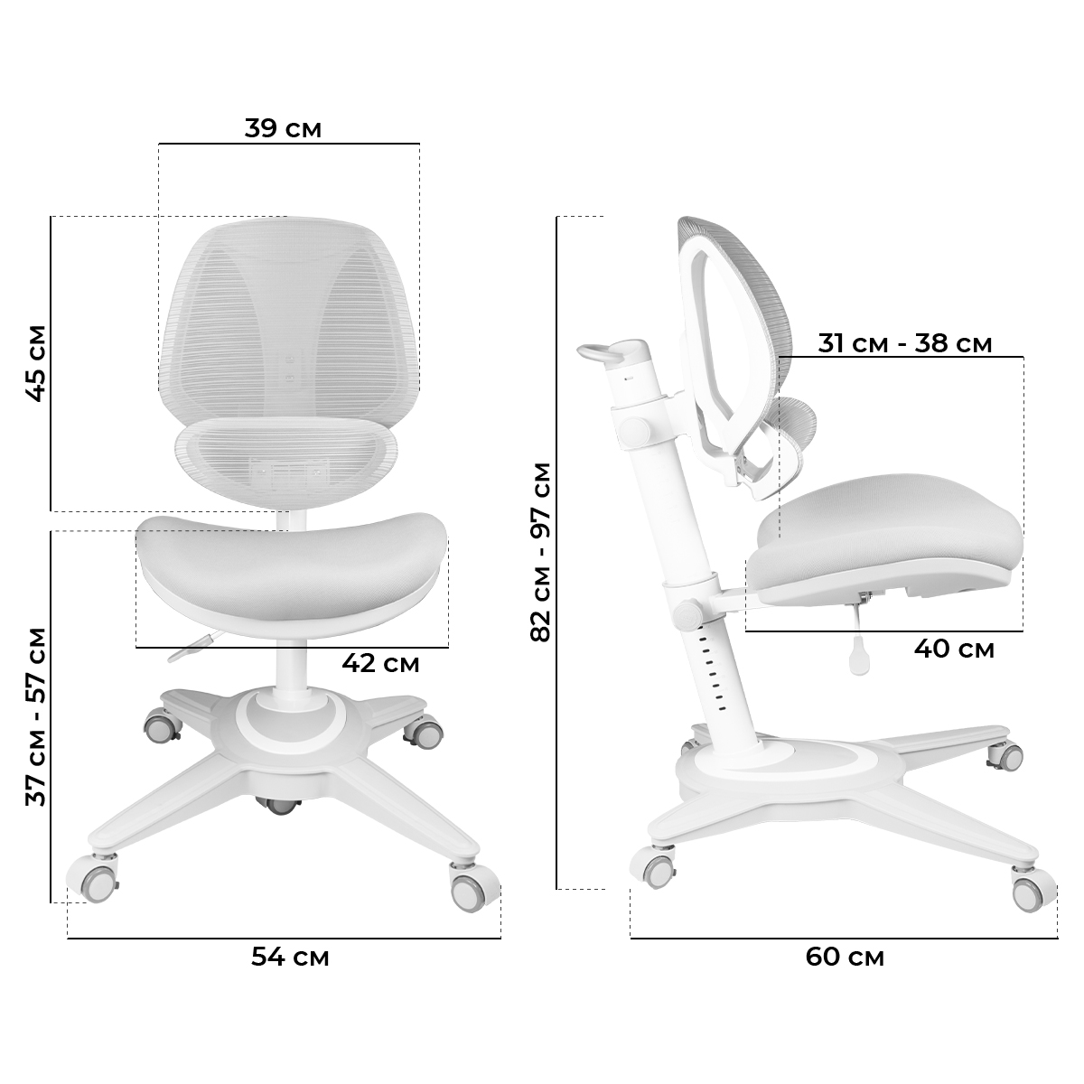 Комплект Anatomica Study-100 парта + кресло клен/серый с серым креслом Funken