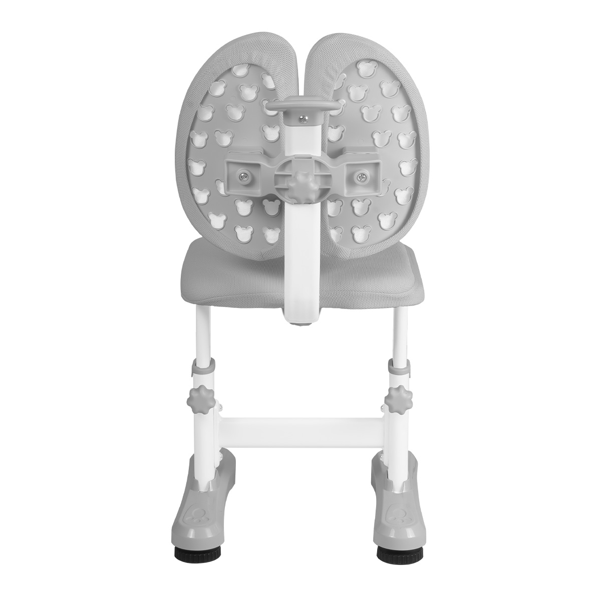 Комплект Anatomica Umka XL парта + стул + надстройка + выдвижной ящик + подставка для книг белый/серый