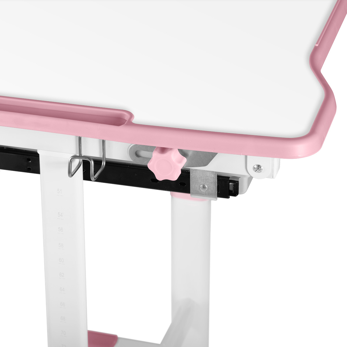 Комплект Anatomica Karina парта + стул + выдвижной ящик белый/светло-розовый Комплект Anatomica Karina парта + стул + выдвижной ящик белый/светло-розовый