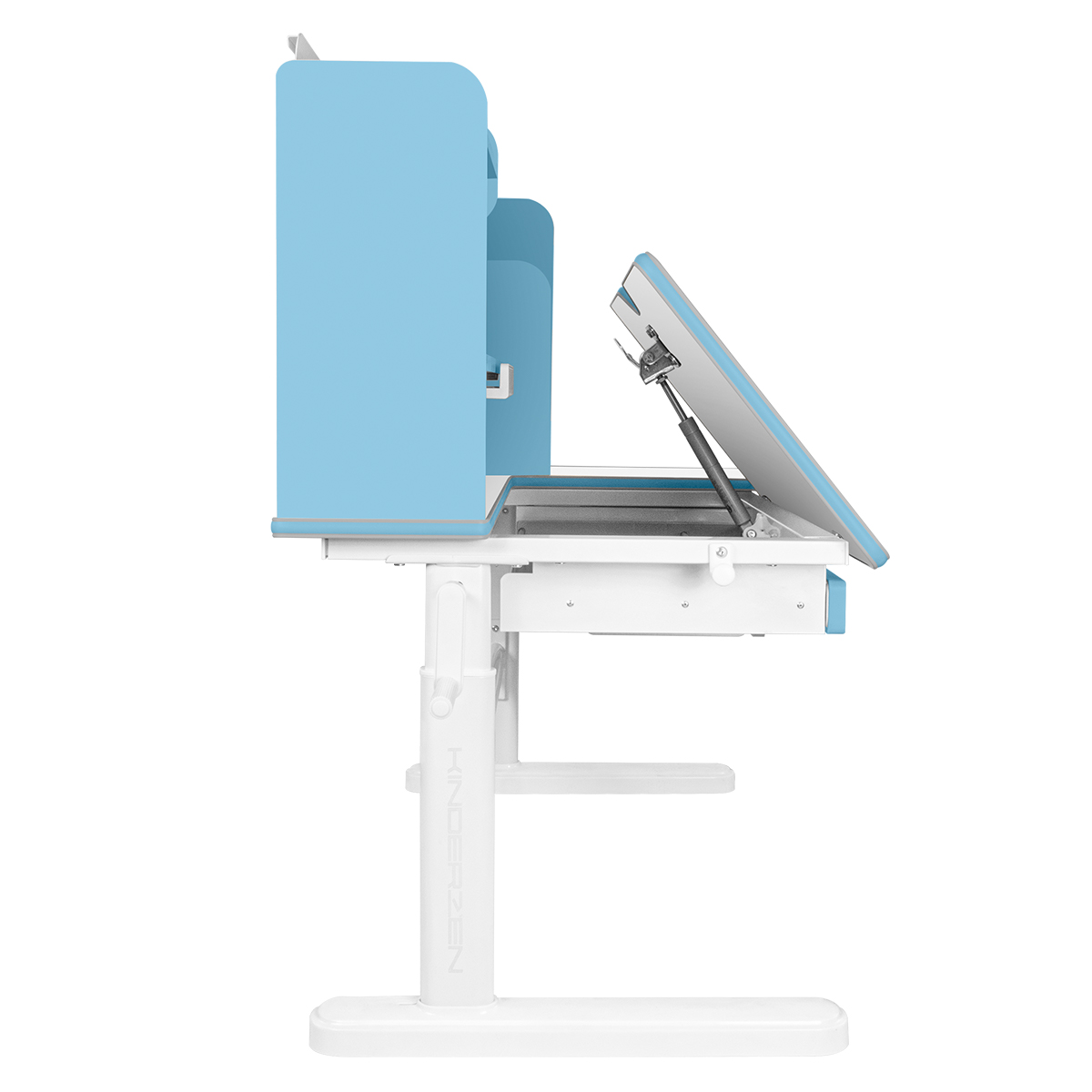 Детский стол Kinderzen Maximus белый/голубой