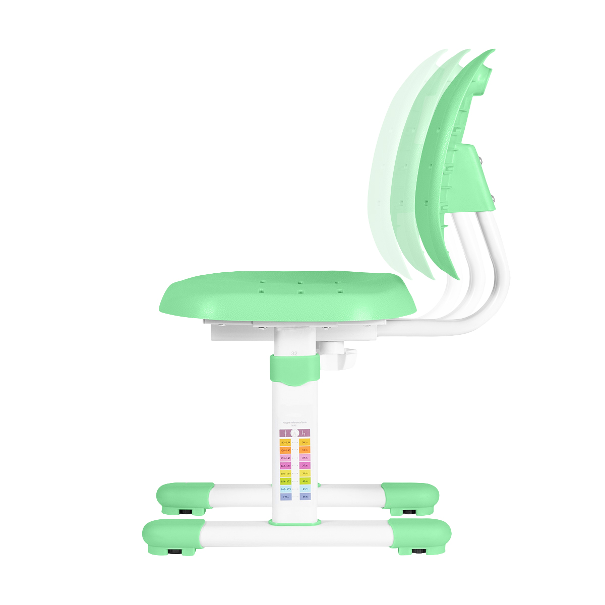 Комплект Anatomica Ara парта + стул + подставка для книг + выдвижной органайзер белый/зеленый Комплект Anatomica Ara парта + стул + подставка для книг + выдвижной органайзер белый/зеленый