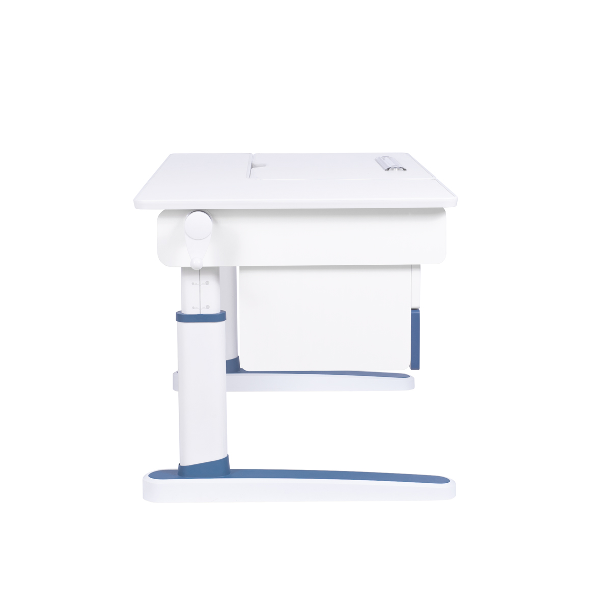 Комплект Kinderzen Antinori парта + кресло + подвесная тумба + органайзер + подставка для книг белый/голубой/голубой