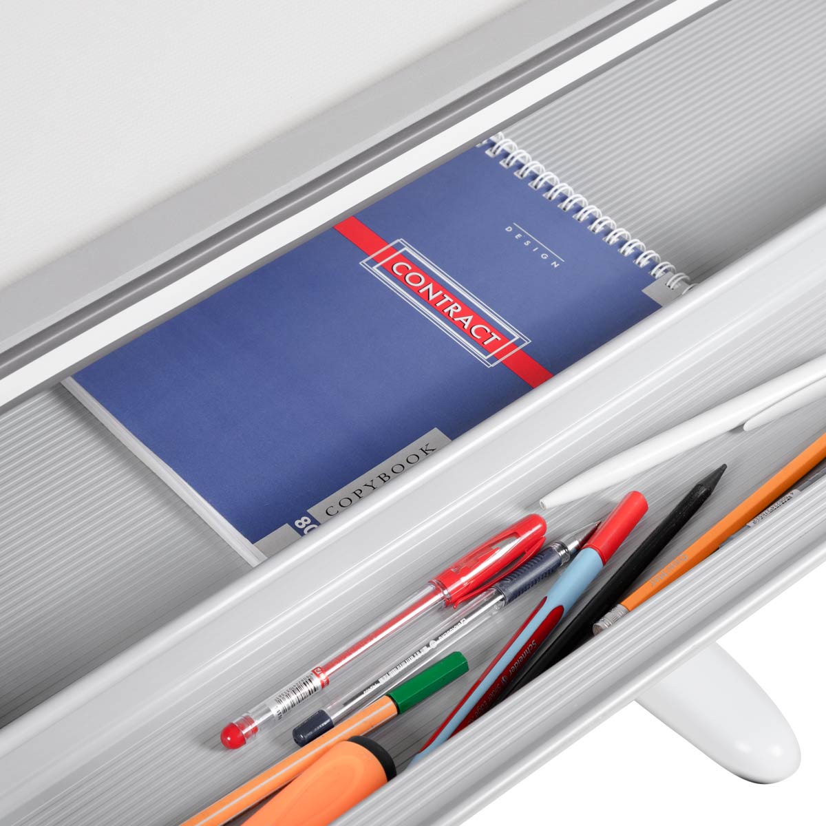 Растущая парта Anatomica Study-90 белый/серый