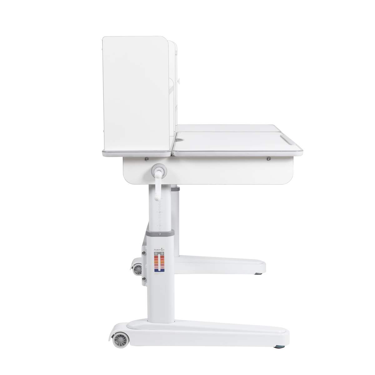 Парта Anatomica Premium Granda Plus с выкатной тумбой Отличник белый