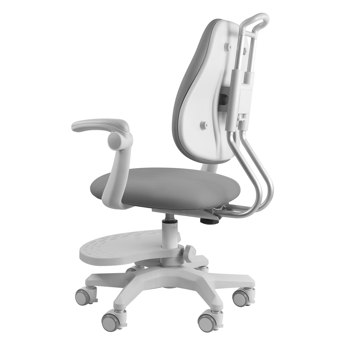 Детское кресло Anatomica Ribera NEW с подлокотниками серый