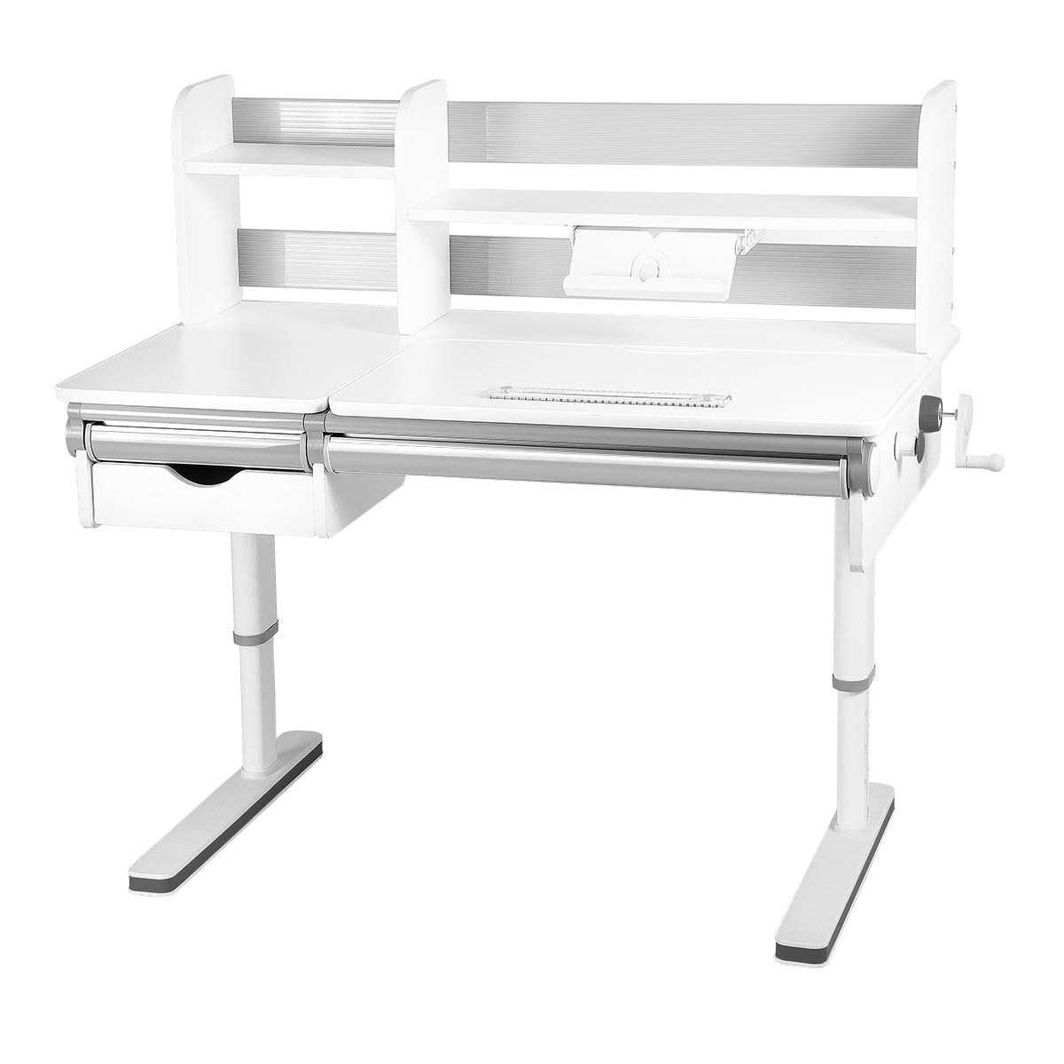 Комплект Kinderzen Wunderkind Multicolor парта + кресло + надстройка + ящик + органайзер + подставка для книг