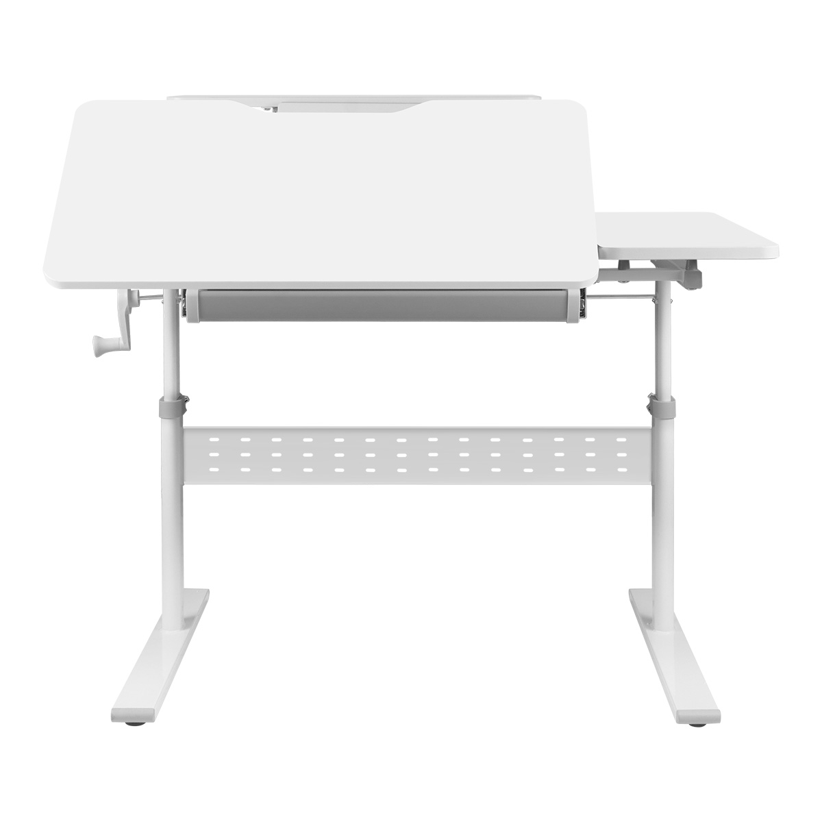 Комплект Anatomica Dunga парта + кресло + надстройка+ органайзер + подставка для книг белый/серый/серый