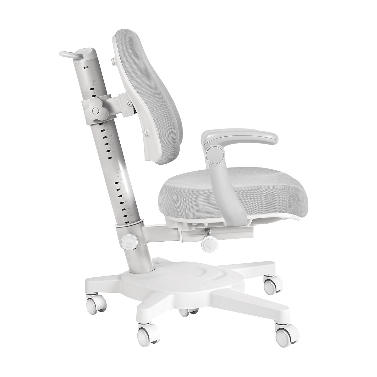 Детское кресло Anatomica Armata с подлокотниками серый