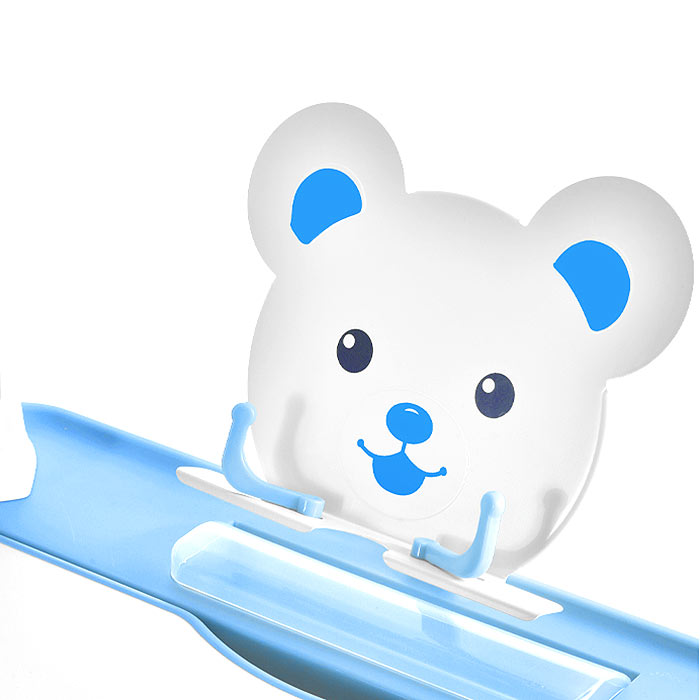 Комплект Anatomica Litra парта + стул + выдвижной ящик + подставка + светильник L4 белый/голубой с L4 Комплект Anatomica Litra парта + стул + выдвижной ящик + подставка + светильник L4 белый/голубой с L4