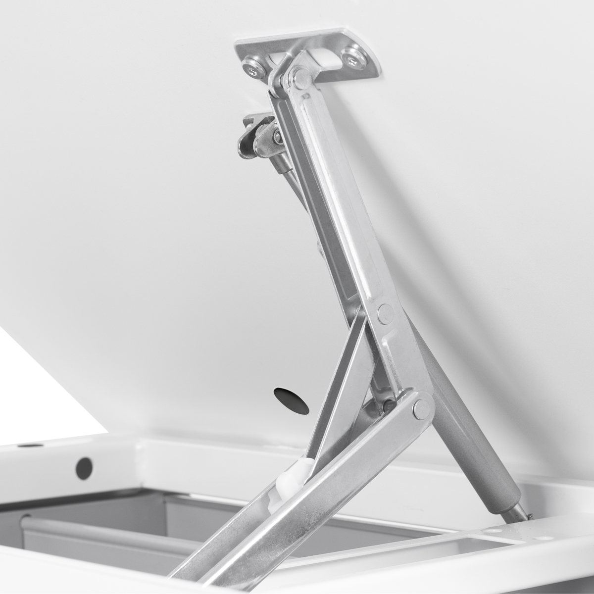 Комплект Kinderzen Antinori парта + кресло + подвесная тумба + органайзер + подставка для книг белый/голубой/голубой