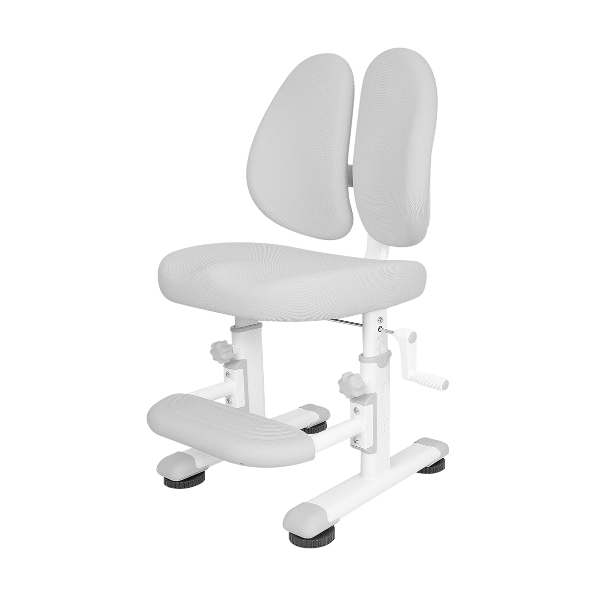 Комплект Anatomica Saturno парта + стул + надстройка + выдвижной ящик серый Комплект Anatomica Saturno парта + стул + надстройка + выдвижной ящик серый