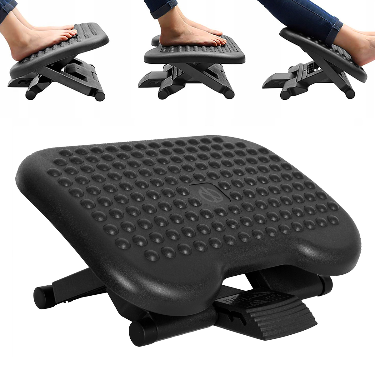 Подставка под ноги регулируемая Anatomica Smart черный