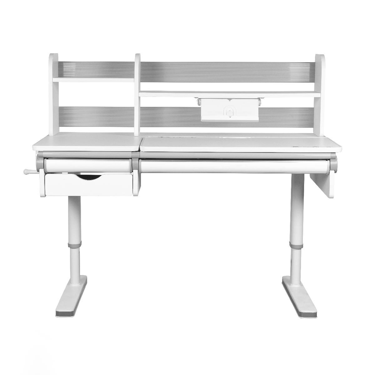 Детский стол Kinderzen Wunderkind Multicolor белый серый/голубой/розовый