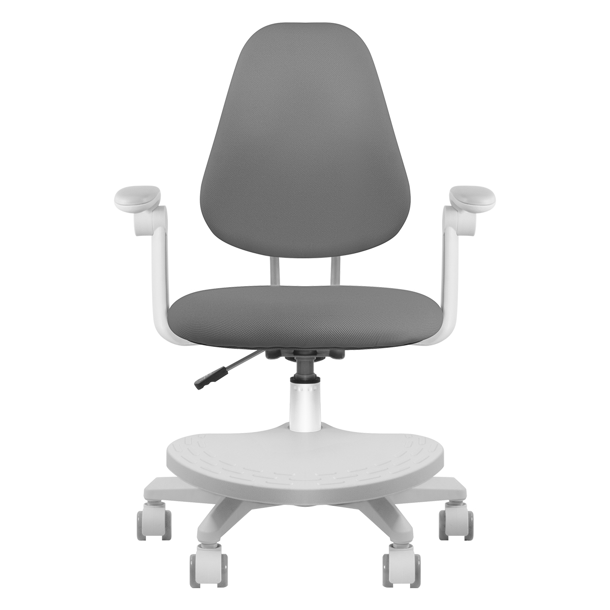 Детское кресло Anatomica Ribera NEW с подлокотниками серый