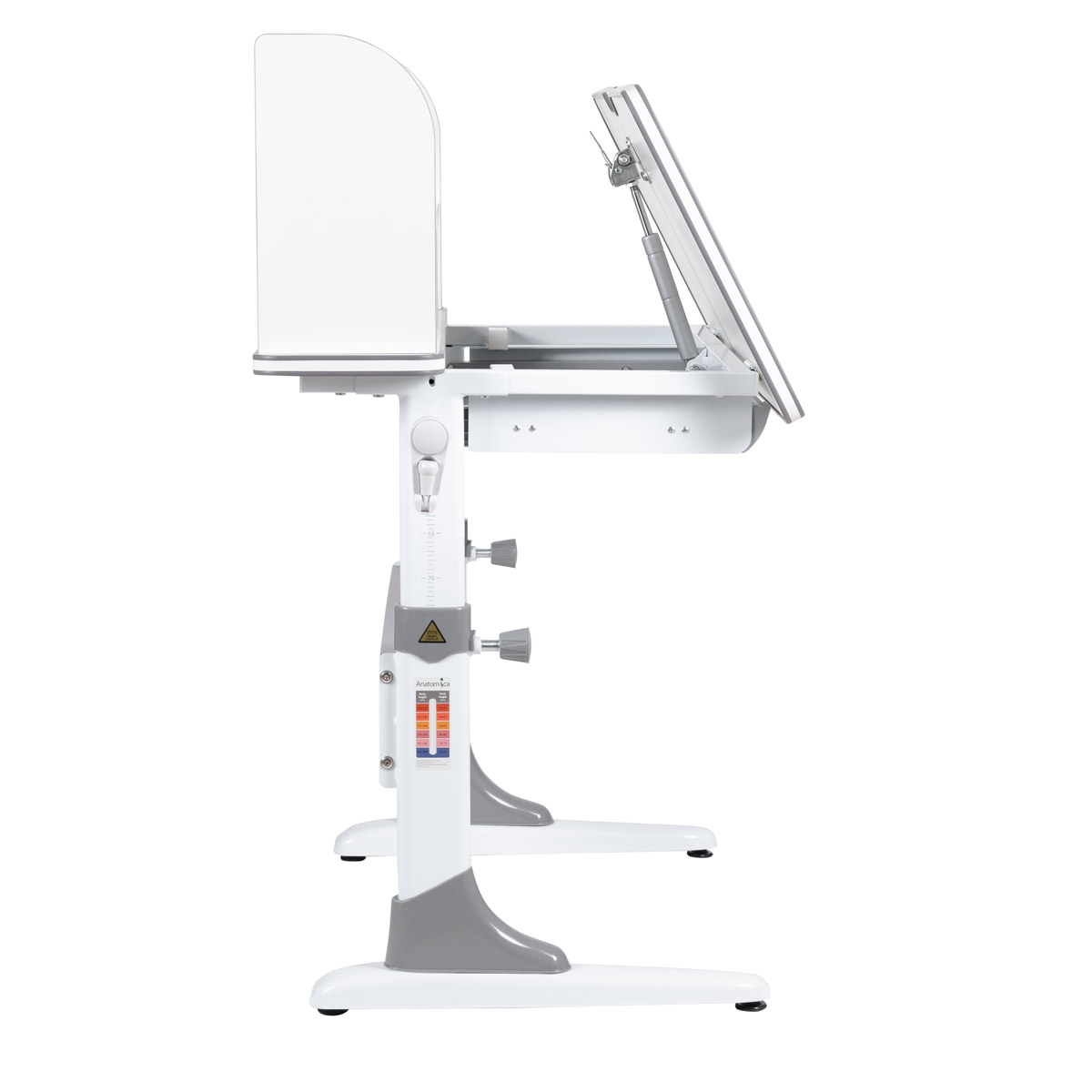 Растущая парта Anatomica Study-90 Lux белый/серый
