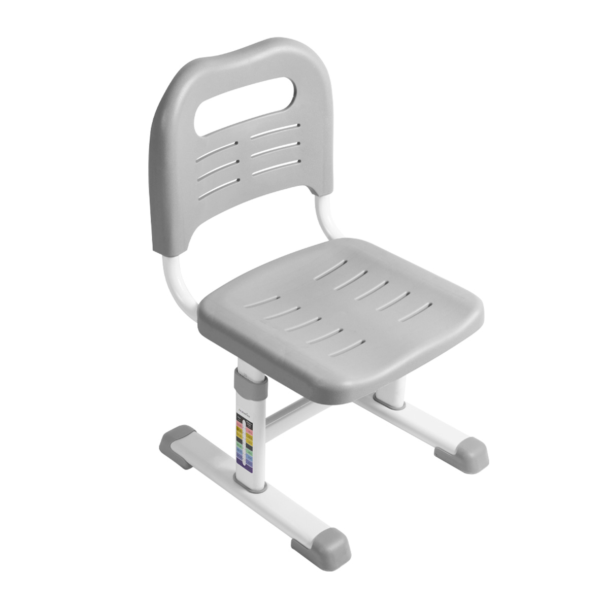 Комплект Anatomica Avgusta Comfort парта + стул + выдвижной ящик + подставка белый/серый