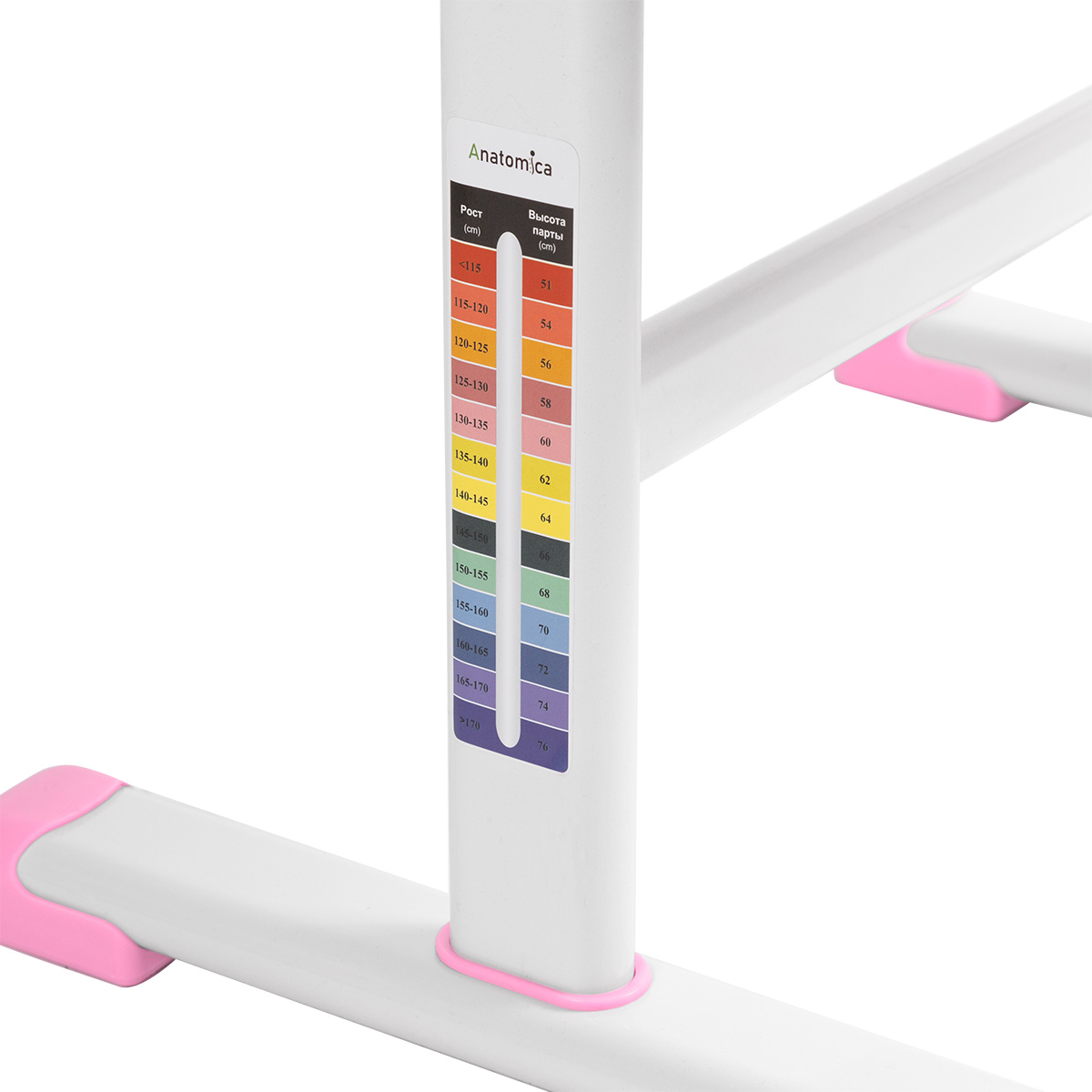 Комплект Anatomica Avgusta парта + стул + выдвижной ящик + светильник + подставка клен/розовый Комплект Anatomica Avgusta парта + стул + выдвижной ящик + светильник + подставка клен/розовый