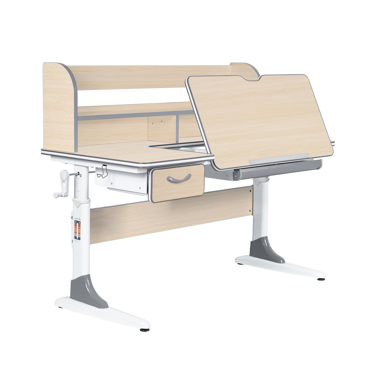 Парта Anatomica Study-120 Lux клен/серый