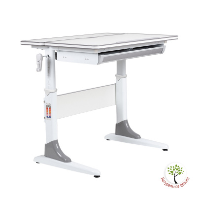 Растущая парта Anatomica Study-80 белый\серый Растущая парта Anatomica Study-80 белый\серый