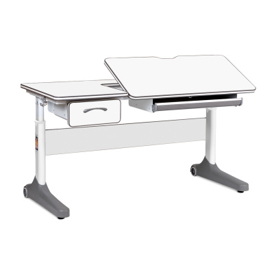 Растущая парта Anatomica Uniqa Lite белый/серый