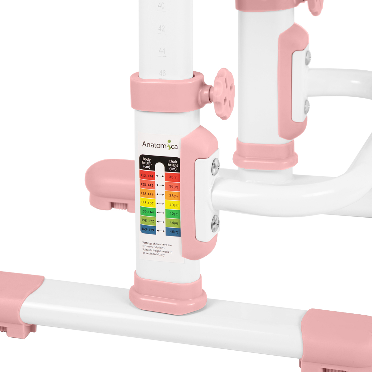 Стул Anatomica Lux-01 с чехлом Comfort-01 розовый