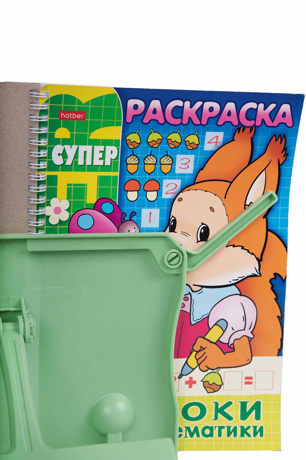 Подставка для книг Kinderzen Bookhold BH-01 зеленый