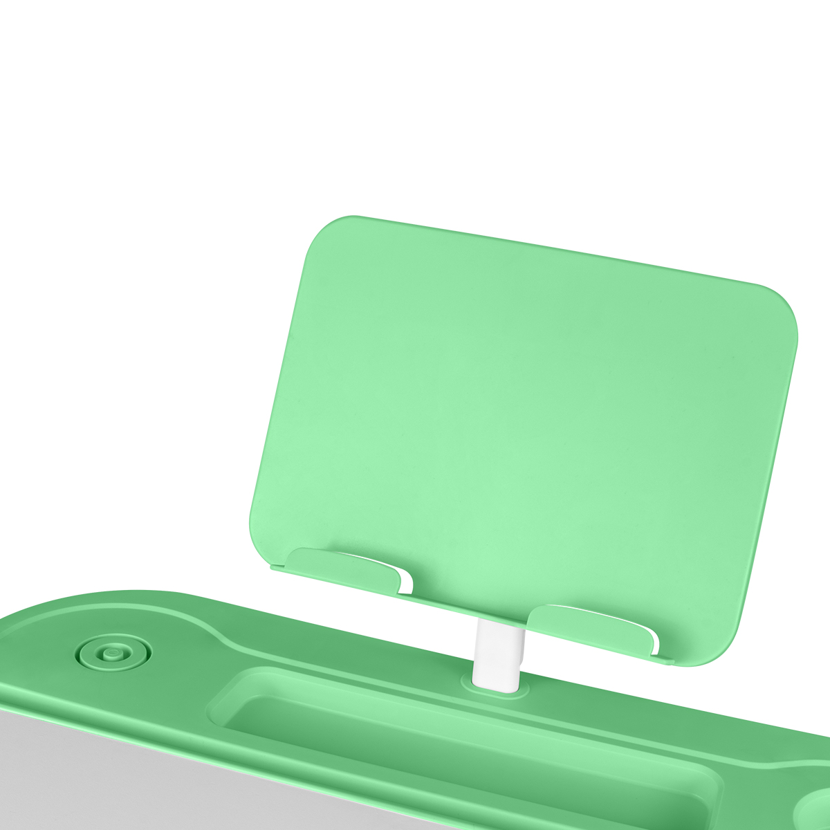 Комплект Anatomica Ara парта + стул + подставка для книг + выдвижной органайзер белый/зеленый Комплект Anatomica Ara парта + стул + подставка для книг + выдвижной органайзер белый/зеленый