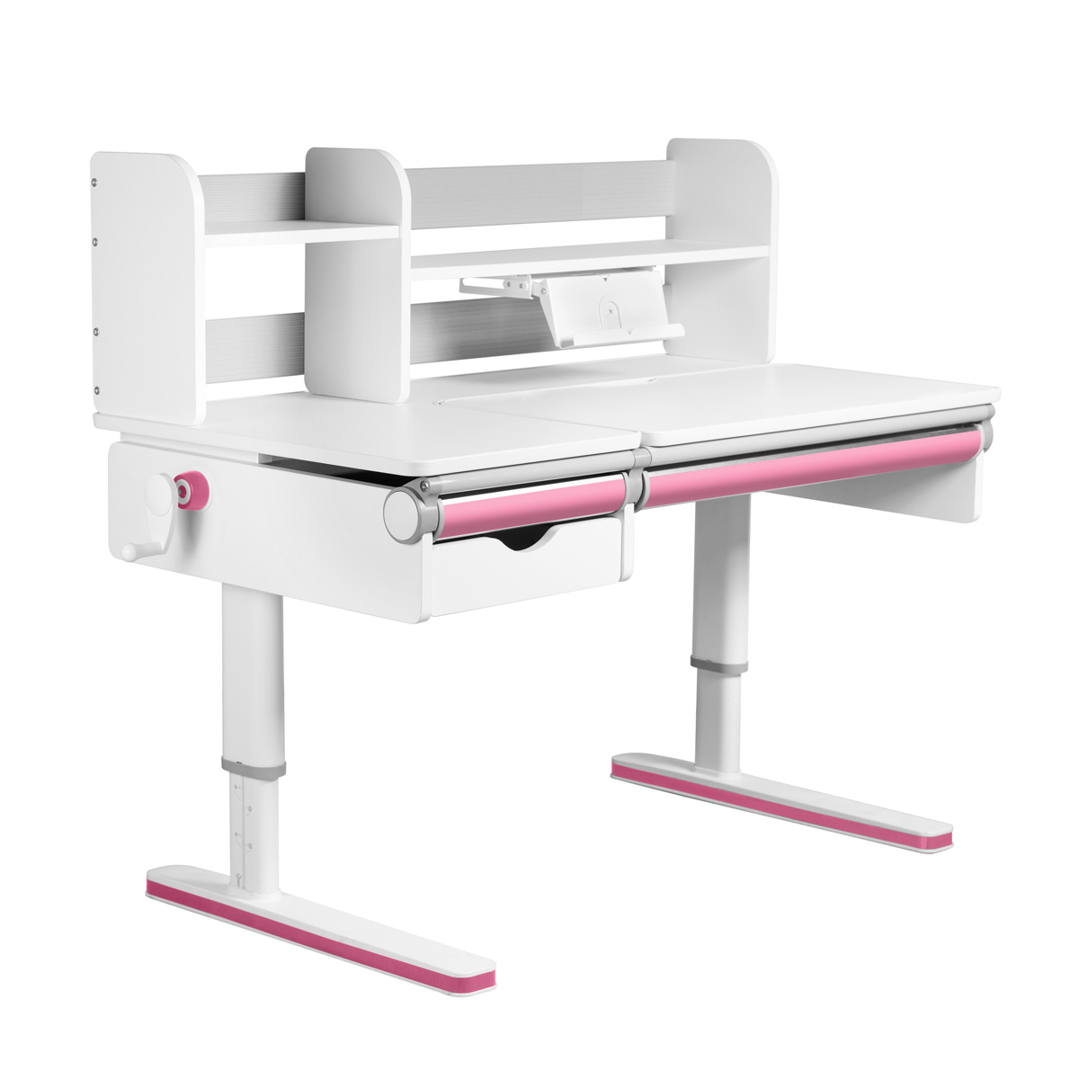 Детский стол Kinderzen Wunderkind Multicolor белый серый/голубой/розовый