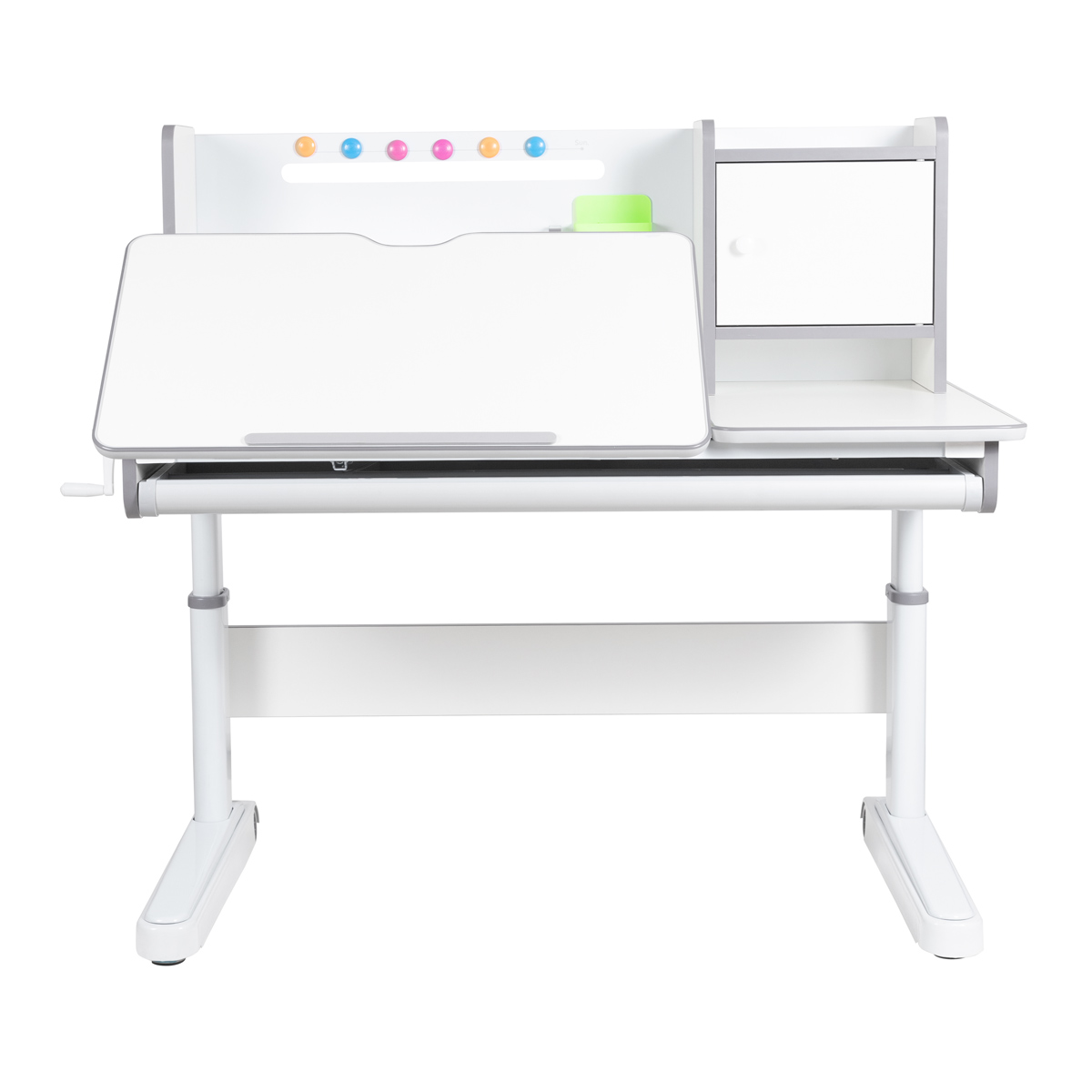 Растущая парта Anatomica Premium Granda Plus белый\серый