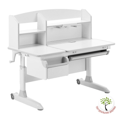 Парта-трансформер Anatomica Romana белый/серый