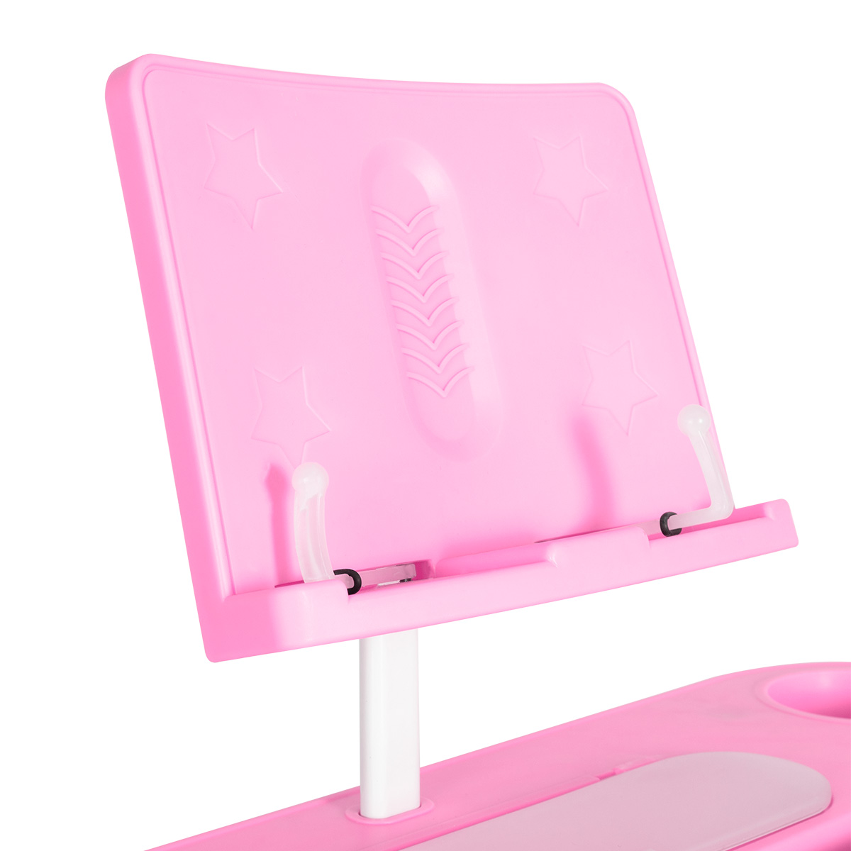 Комплект Anatomica Avgusta парта + стул + выдвижной ящик + светильник + подставка клен/розовый Комплект Anatomica Avgusta парта + стул + выдвижной ящик + светильник + подставка клен/розовый