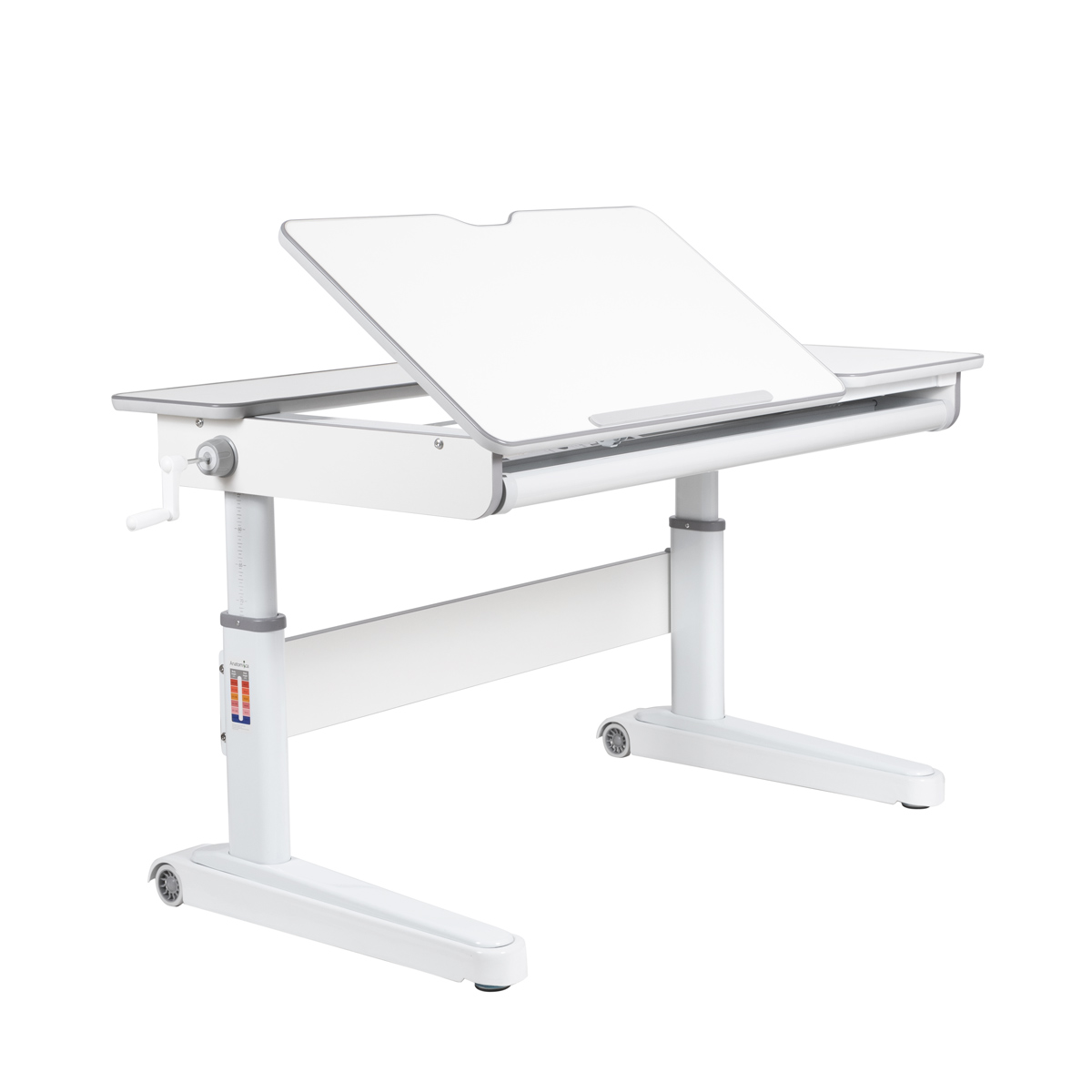 Парта Anatomica Premium Granda с выкатной тумбой Отличник белый