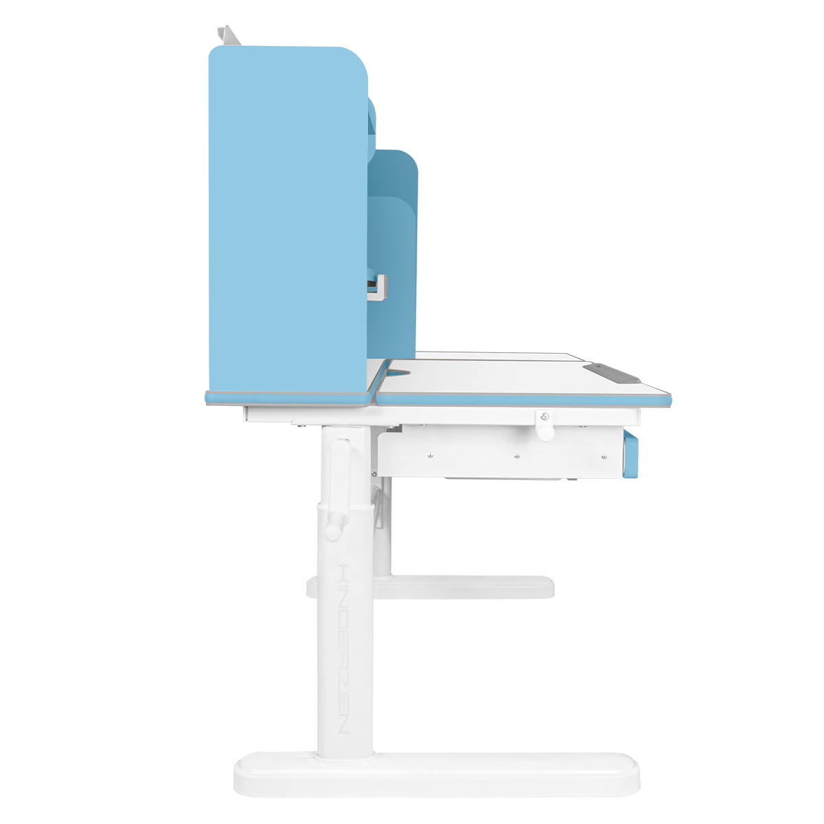 Детский стол Kinderzen Maximus белый/голубой