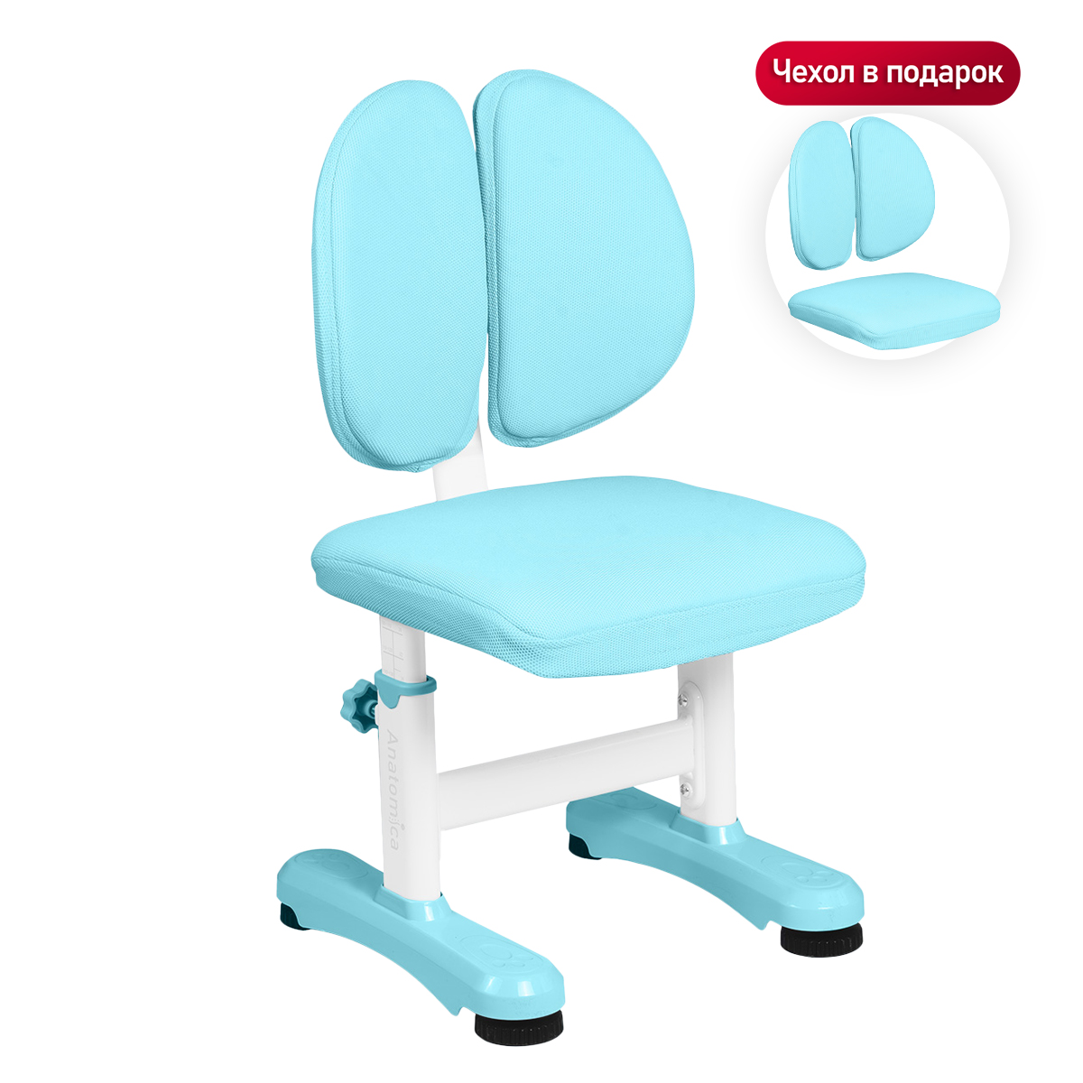 Растущий стул Anatomica Ergo Duos голубой