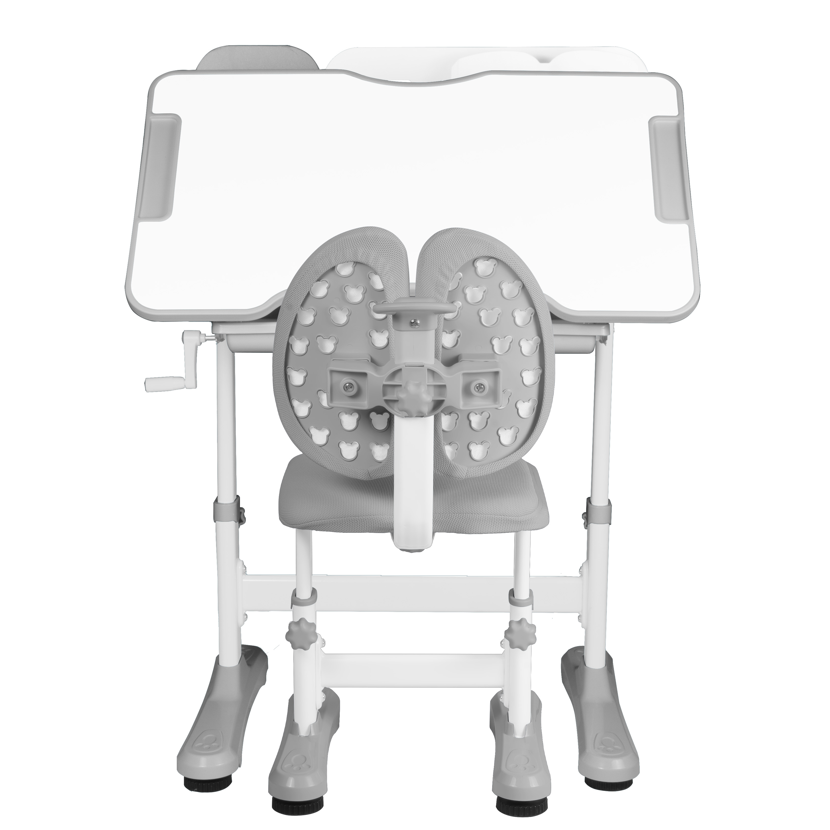 Комплект Anatomica Umka парта + стул + надстройка + выдвижной ящик + подставка для книг белый/серый Комплект Anatomica Umka парта + стул + надстройка + выдвижной ящик + подставка для книг белый/серый