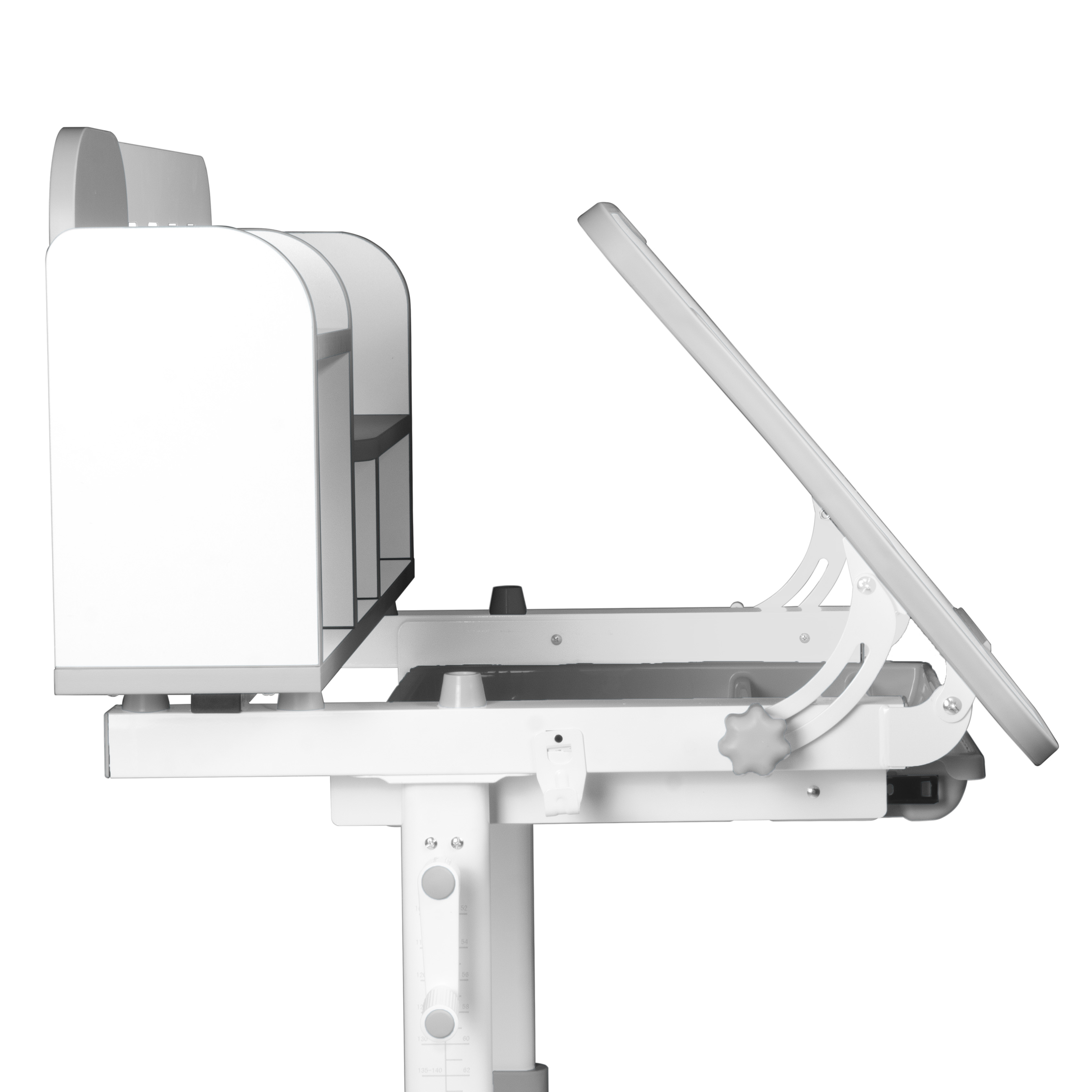 Комплект Anatomica Umka парта + стул + надстройка + выдвижной ящик + подставка для книг белый/серый Комплект Anatomica Umka парта + стул + надстройка + выдвижной ящик + подставка для книг белый/серый