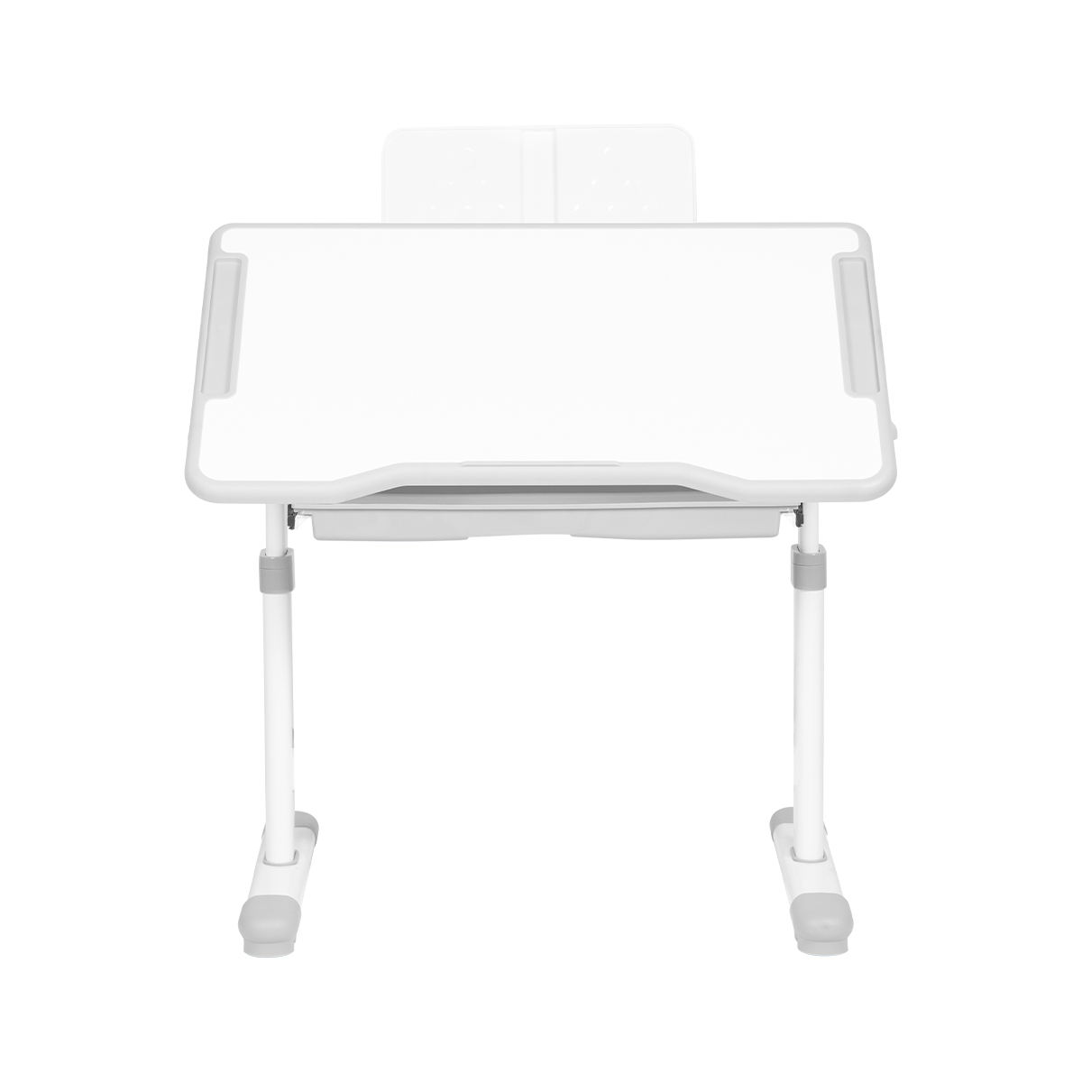 Комплект Anatomica Vitera парта + стул + выдвижной ящик + подставка белый/серый Комплект Anatomica Vitera парта + стул + выдвижной ящик + подставка белый/серый