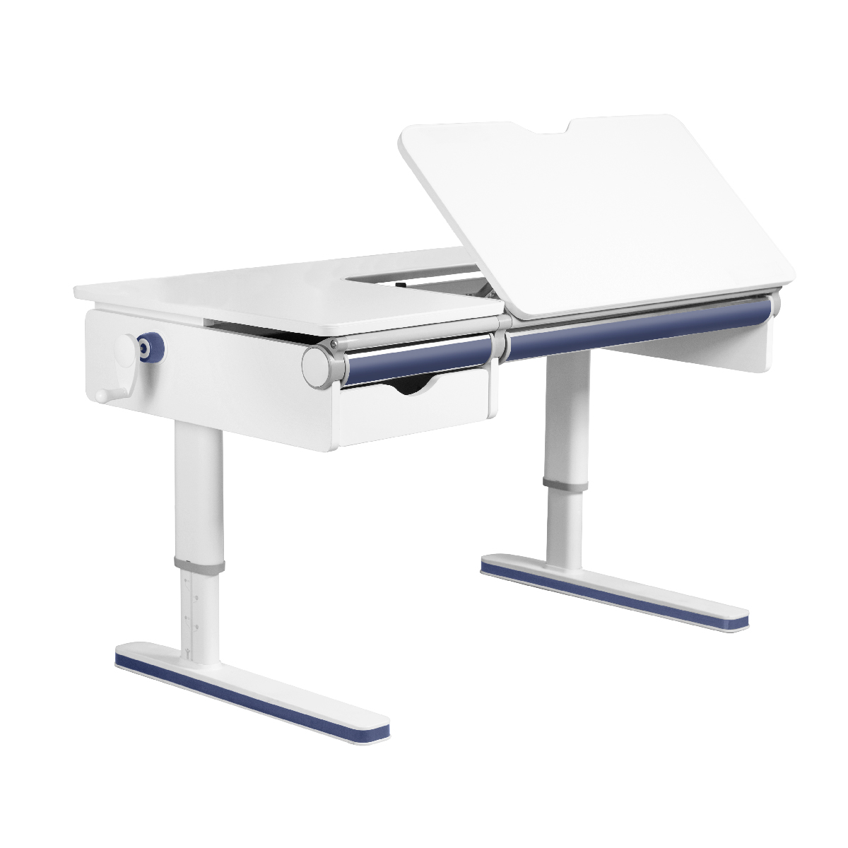 Детский стол Kinderzen Wunderkind Lite Multicolor белый серый/голубой/розовый