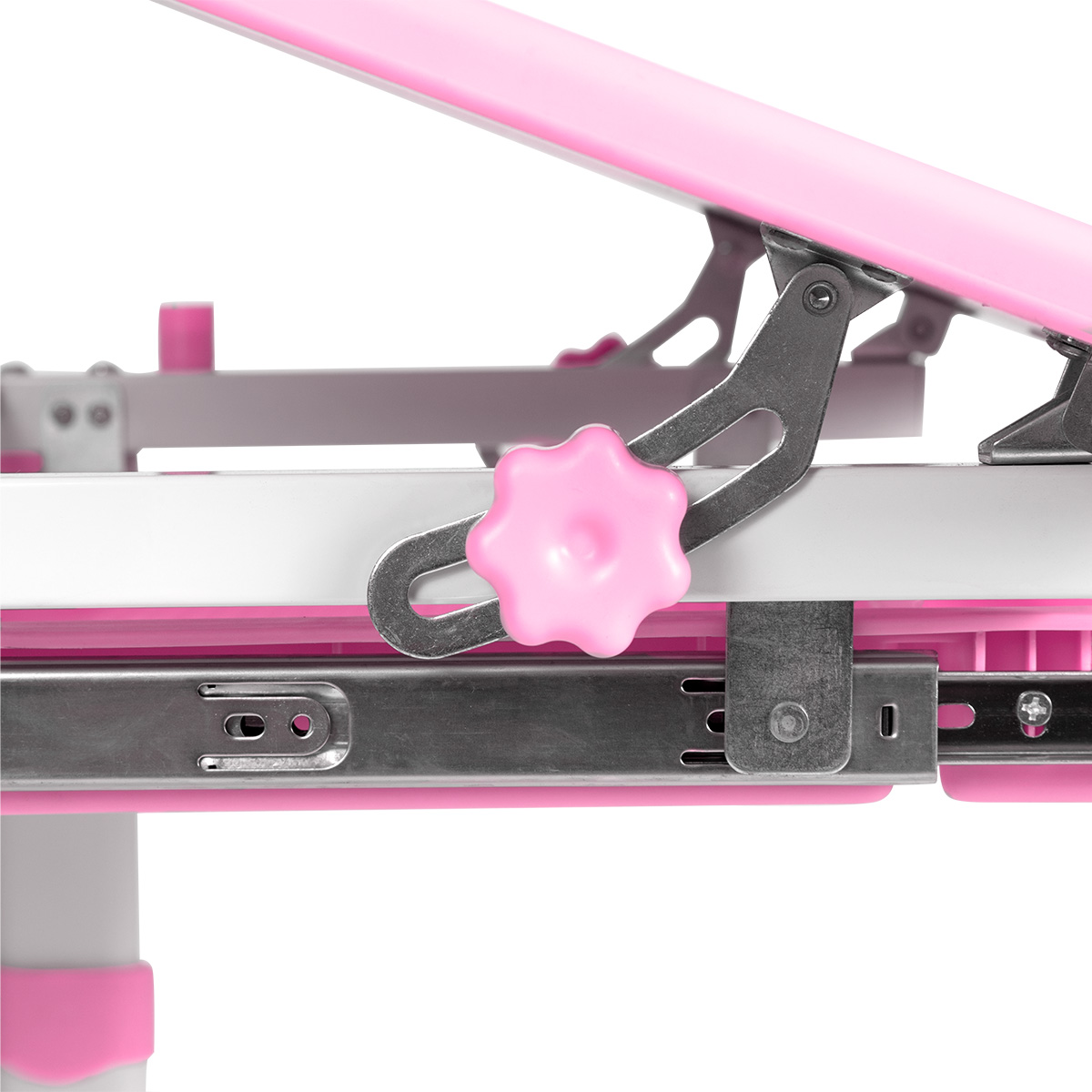 Комплект Anatomica Avgusta парта + стул + выдвижной ящик + светильник + подставка клен/розовый Комплект Anatomica Avgusta парта + стул + выдвижной ящик + светильник + подставка клен/розовый