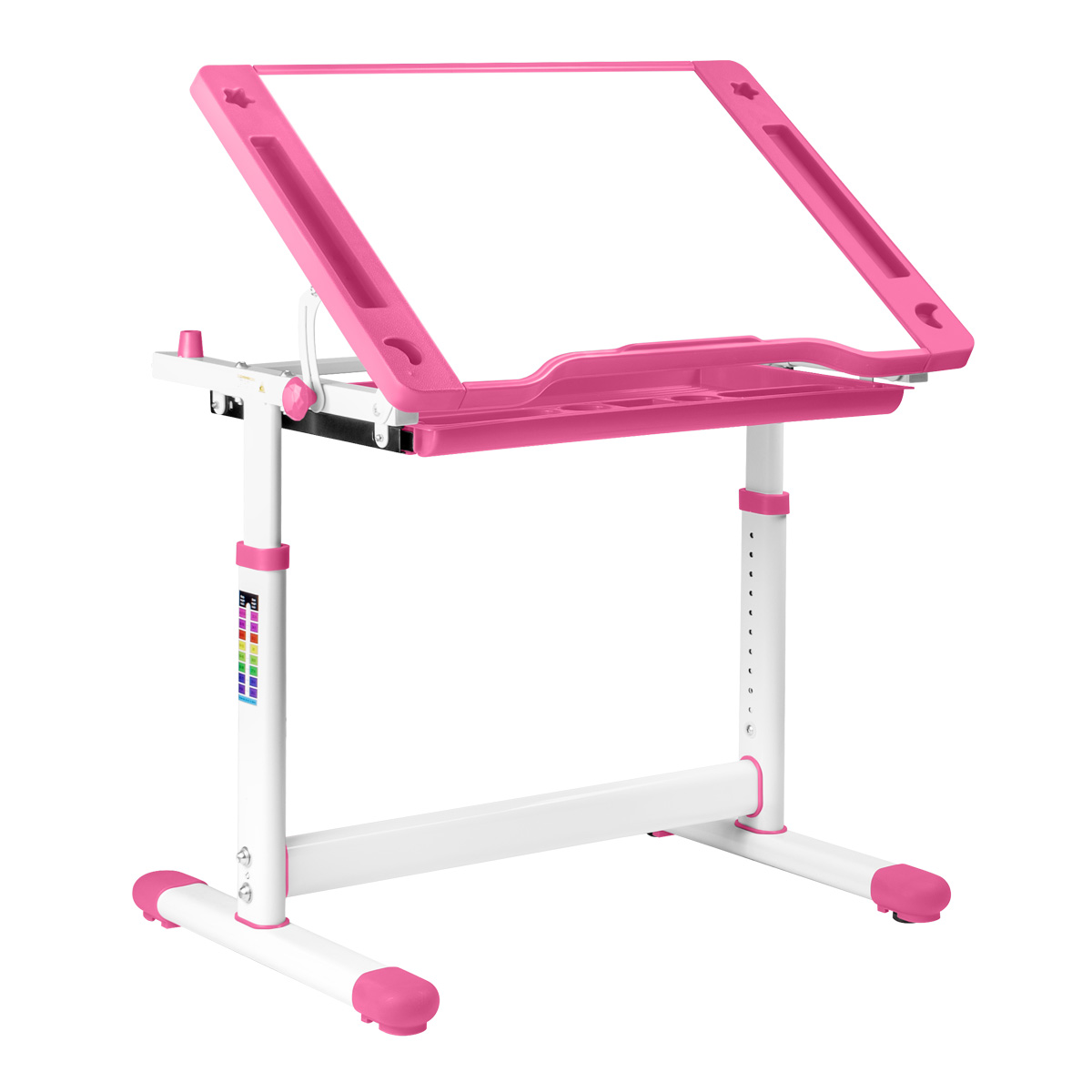 Комплект Kinderzen Arlekino парта + стул + выдвижной ящик розовый Комплект Kinderzen Arlekino парта + стул + выдвижной ящик розовый