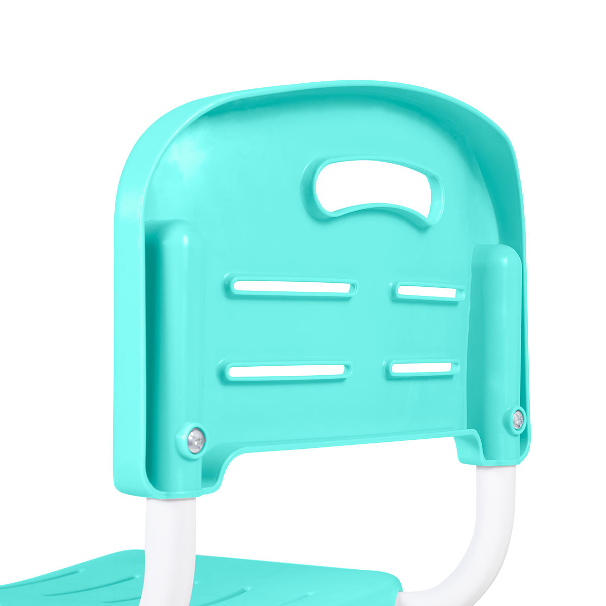 Комплект Anatomica Litra парта + стул + выдвижной ящик + подставка белый/зеленый Комплект Anatomica Litra парта + стул + выдвижной ящик + подставка белый/зеленый